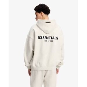 Fear of God Essentials‎ Hoodie Light Oatmeal XL New With Tags